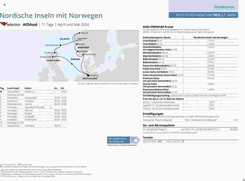 Aida Cruises Prospekt (ab 12.12.2023) zum Blättern - Seite 25