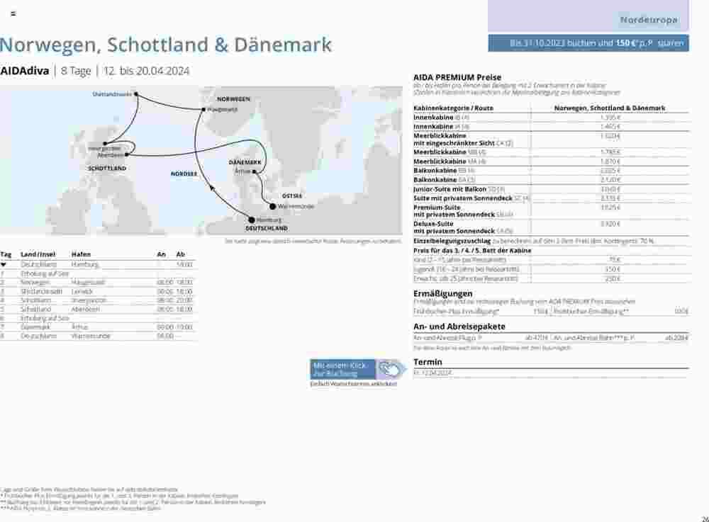 Aida Cruises Prospekt (ab 12.12.2023) zum Blättern - Seite 26