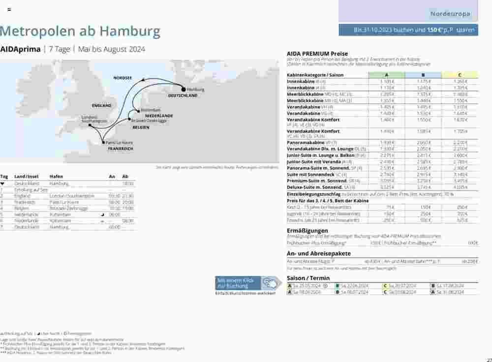 Aida Cruises Prospekt (ab 12.12.2023) zum Blättern - Seite 27