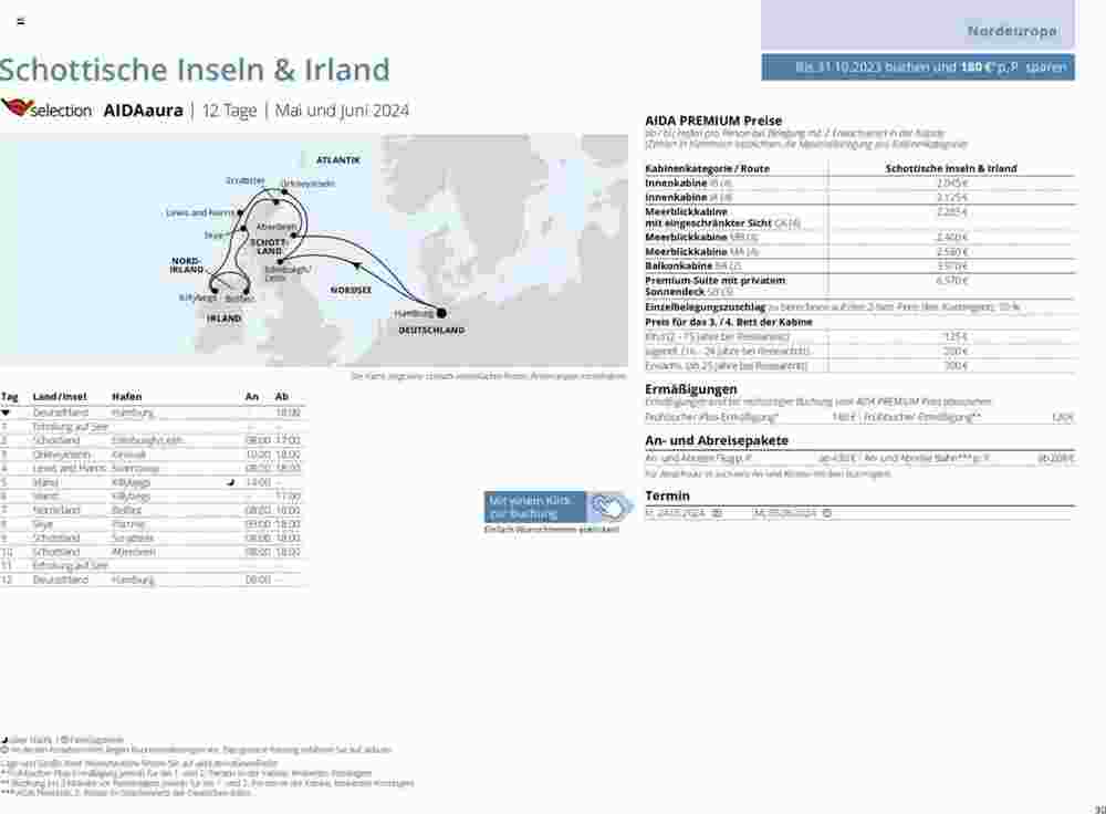 Aida Cruises Prospekt (ab 12.12.2023) zum Blättern - Seite 30