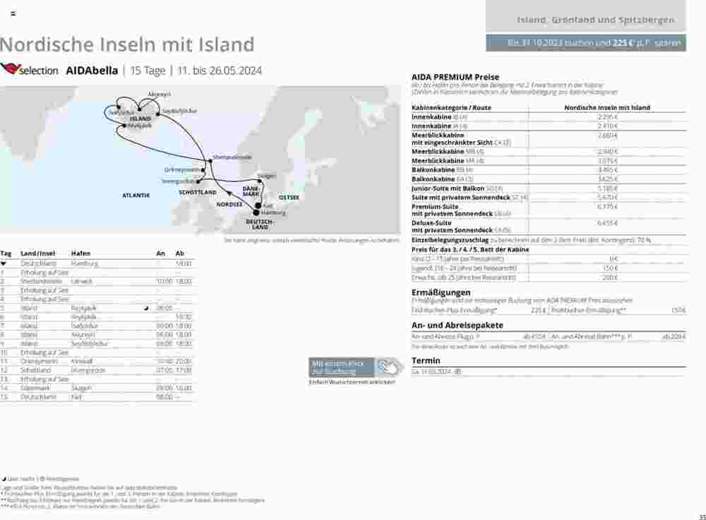 Aida Cruises Prospekt (ab 12.12.2023) zum Blättern - Seite 35