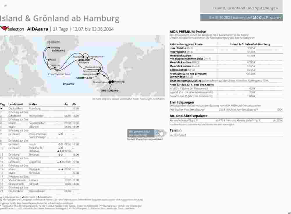 Aida Cruises Prospekt (ab 12.12.2023) zum Blättern - Seite 40