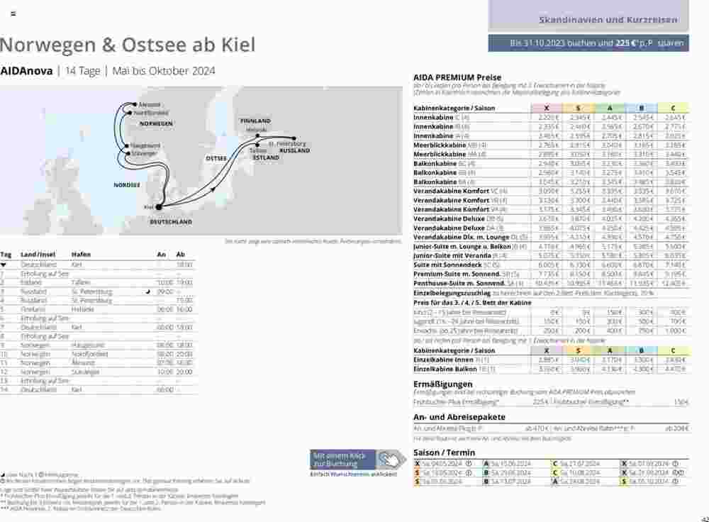 Aida Cruises Prospekt (ab 12.12.2023) zum Blättern - Seite 42