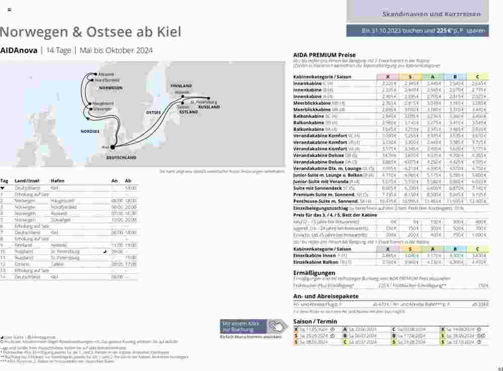 Aida Cruises Prospekt (ab 12.12.2023) zum Blättern - Seite 43