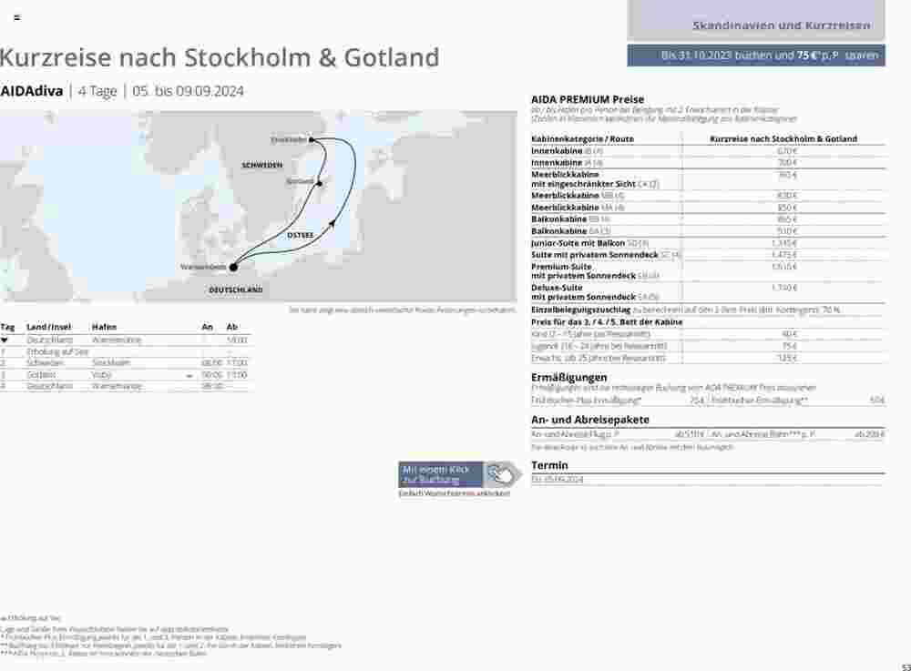 Aida Cruises Prospekt (ab 12.12.2023) zum Blättern - Seite 53