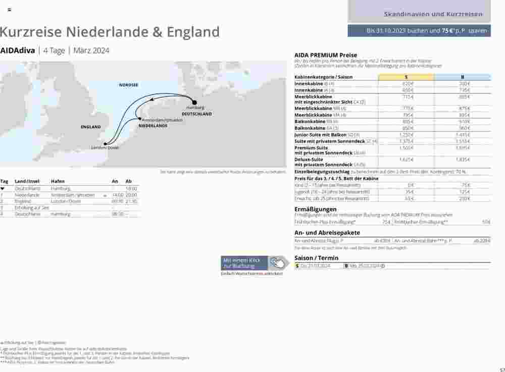 Aida Cruises Prospekt (ab 12.12.2023) zum Blättern - Seite 57