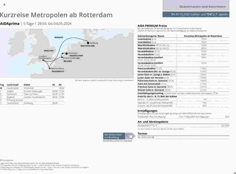 Aida Cruises Prospekt (ab 12.12.2023) zum Blättern - Seite 59