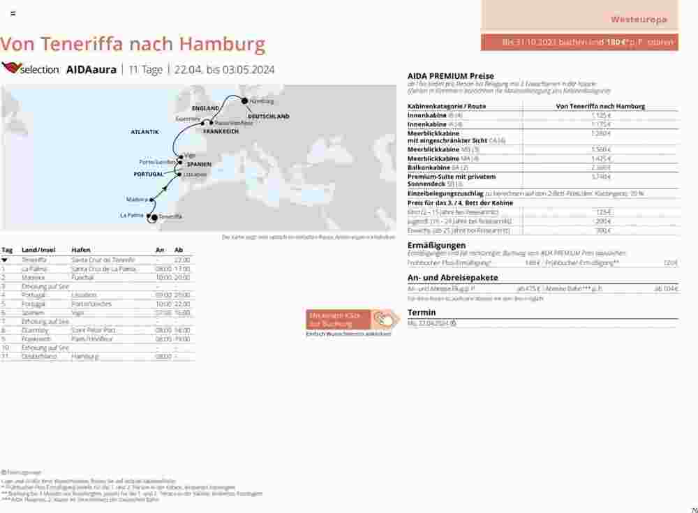 Aida Cruises Prospekt (ab 12.12.2023) zum Blättern - Seite 76