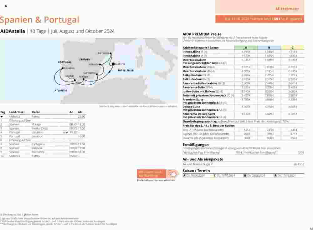 Aida Cruises Prospekt (ab 12.12.2023) zum Blättern - Seite 82