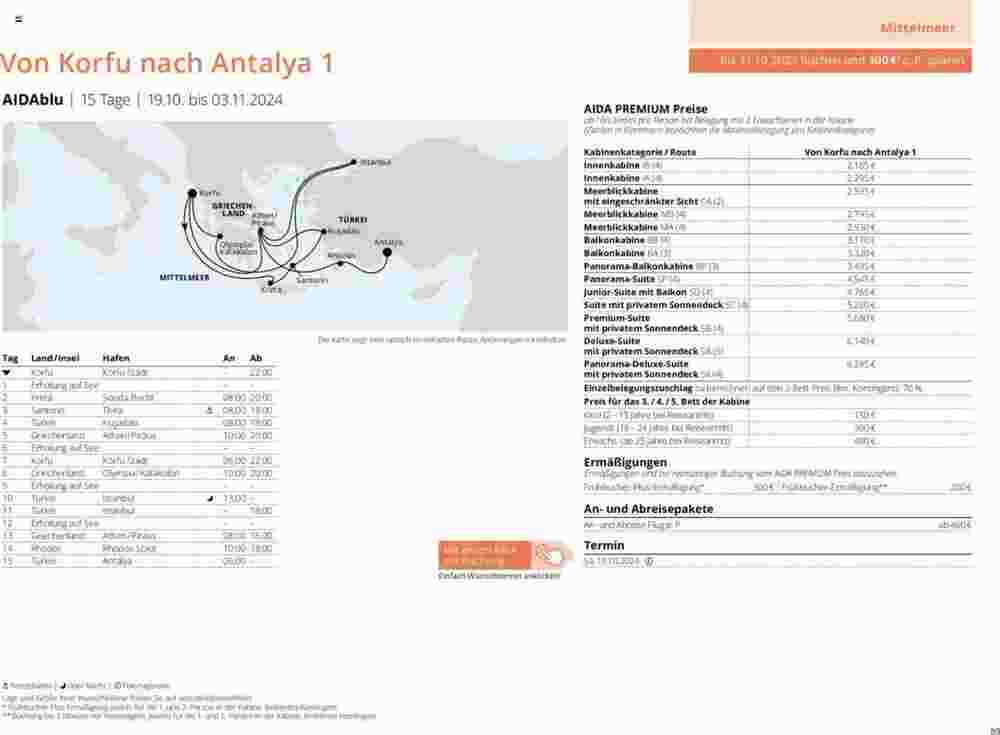 Aida Cruises Prospekt (ab 12.12.2023) zum Blättern - Seite 89