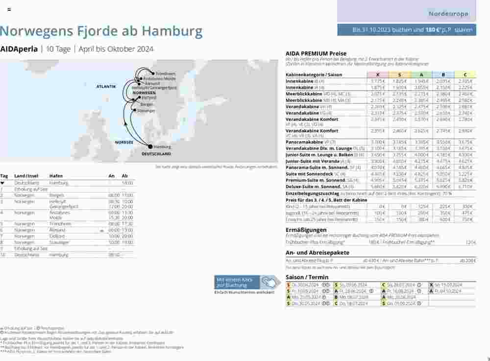 Aida Cruises Prospekt (ab 12.12.2023) zum Blättern - Seite 9