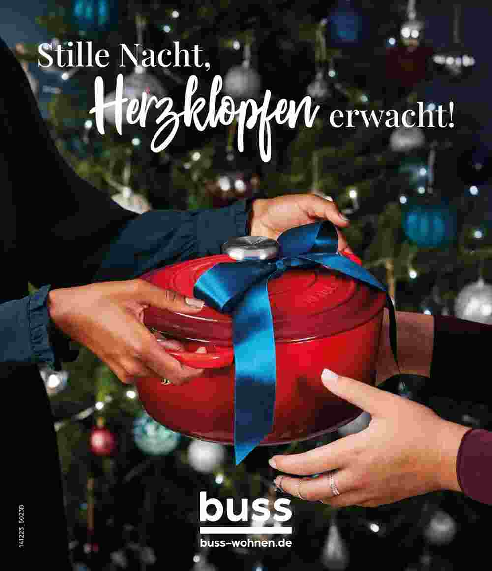 Möbel Buss Prospekt (ab 13.12.2023) zum Blättern - Seite 1