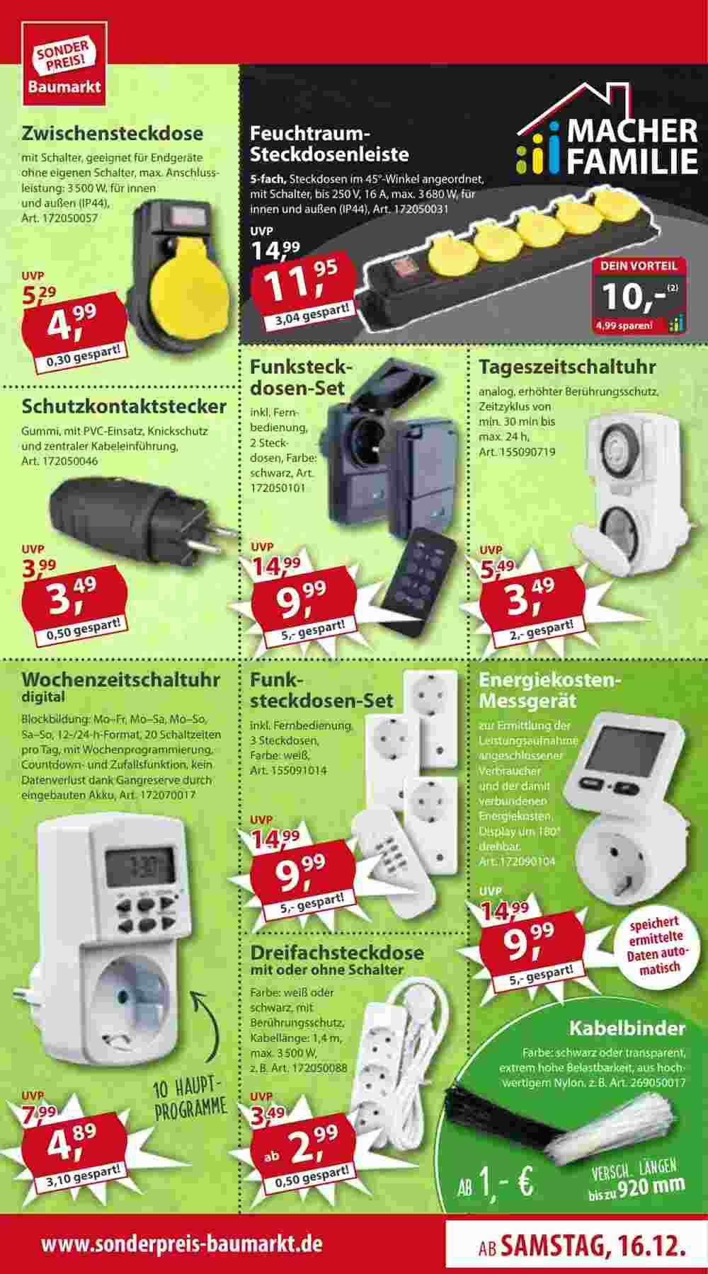 Sonderpreis Baumarkt Prospekt (ab 16.12.2023) zum Blättern - Seite 13