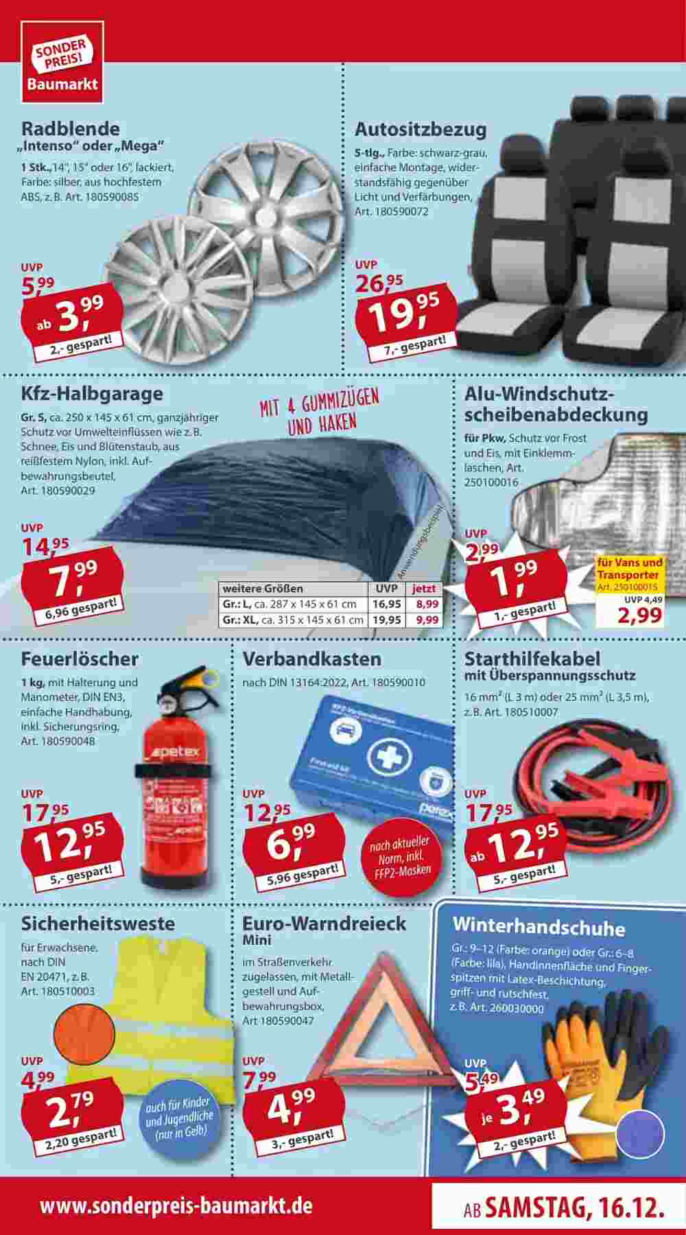 Sonderpreis Baumarkt Prospekt (ab 16.12.2023) zum Blättern - Seite 9