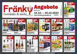 Fränky Getränke Prospekt (ab 16.12.2023) zum Blättern