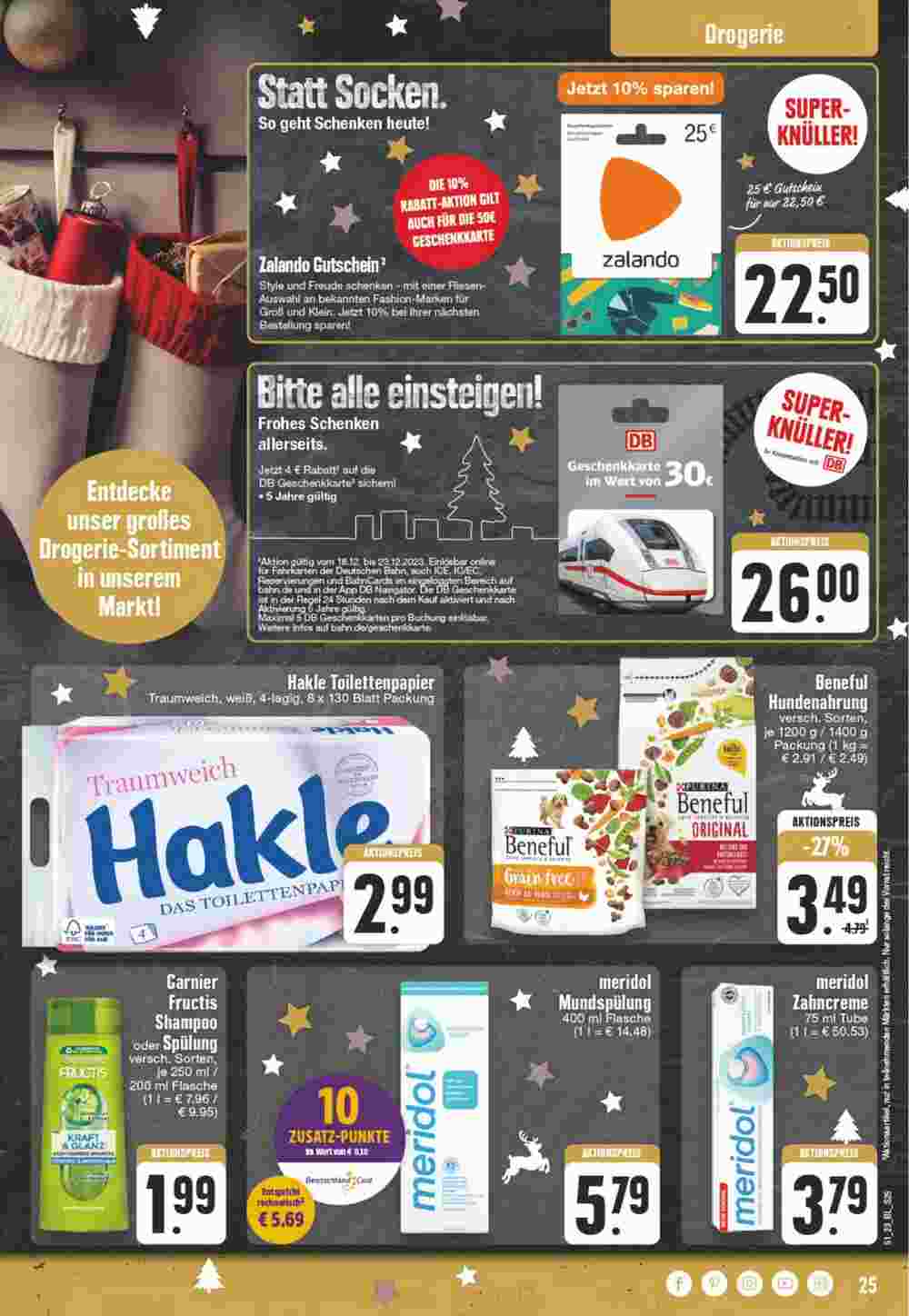 Edeka Wegner Prospekt (ab 18.12.2023) zum Blättern - Seite 25