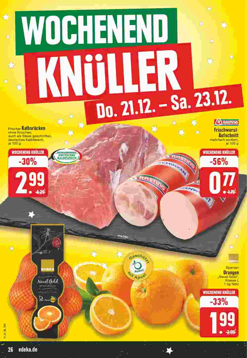 Edeka Wegner Prospekt (ab 18.12.2023) zum Blättern - Seite 26