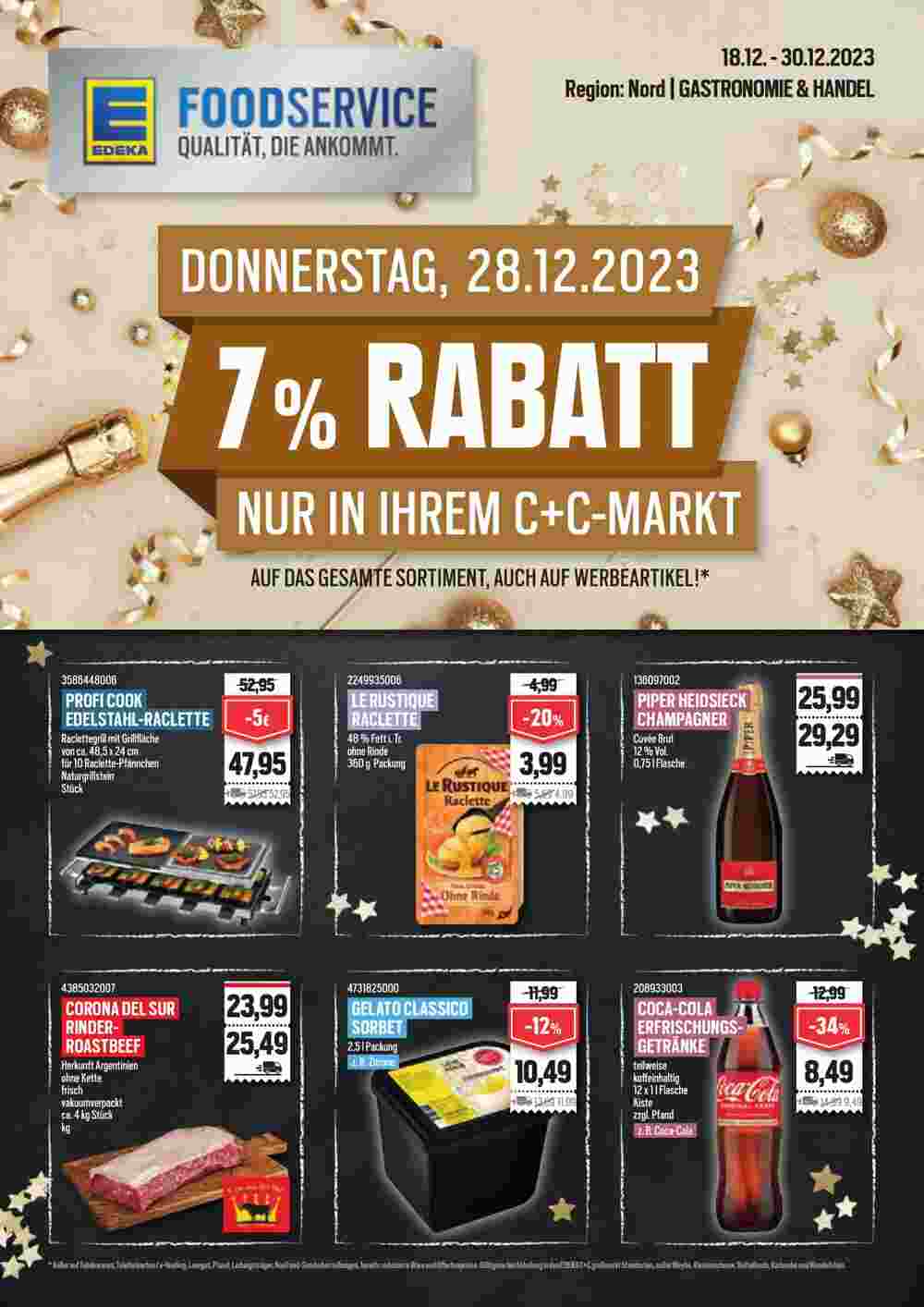 EDEKA Foodservice Prospekt (ab 18.12.2023) zum Blättern - Seite 1