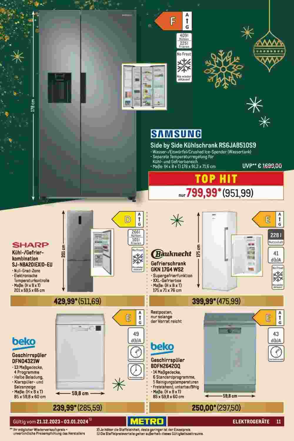 METRO Prospekt (ab 21.12.2023) zum Blättern - Seite 11