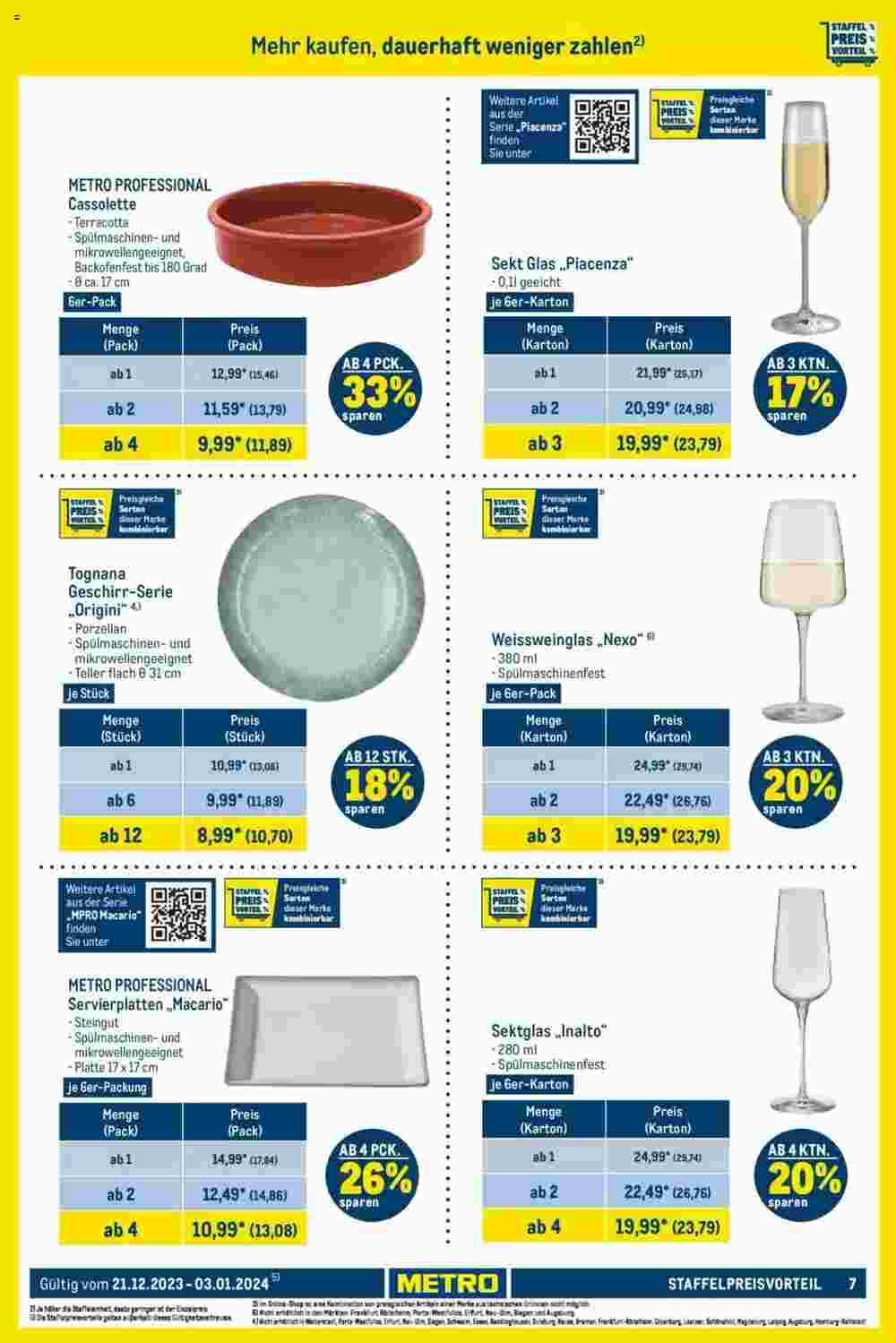 METRO Prospekt (ab 21.12.2023) zum Blättern - Seite 7