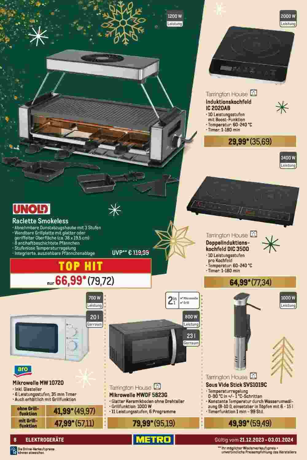 METRO Prospekt (ab 21.12.2023) zum Blättern - Seite 8
