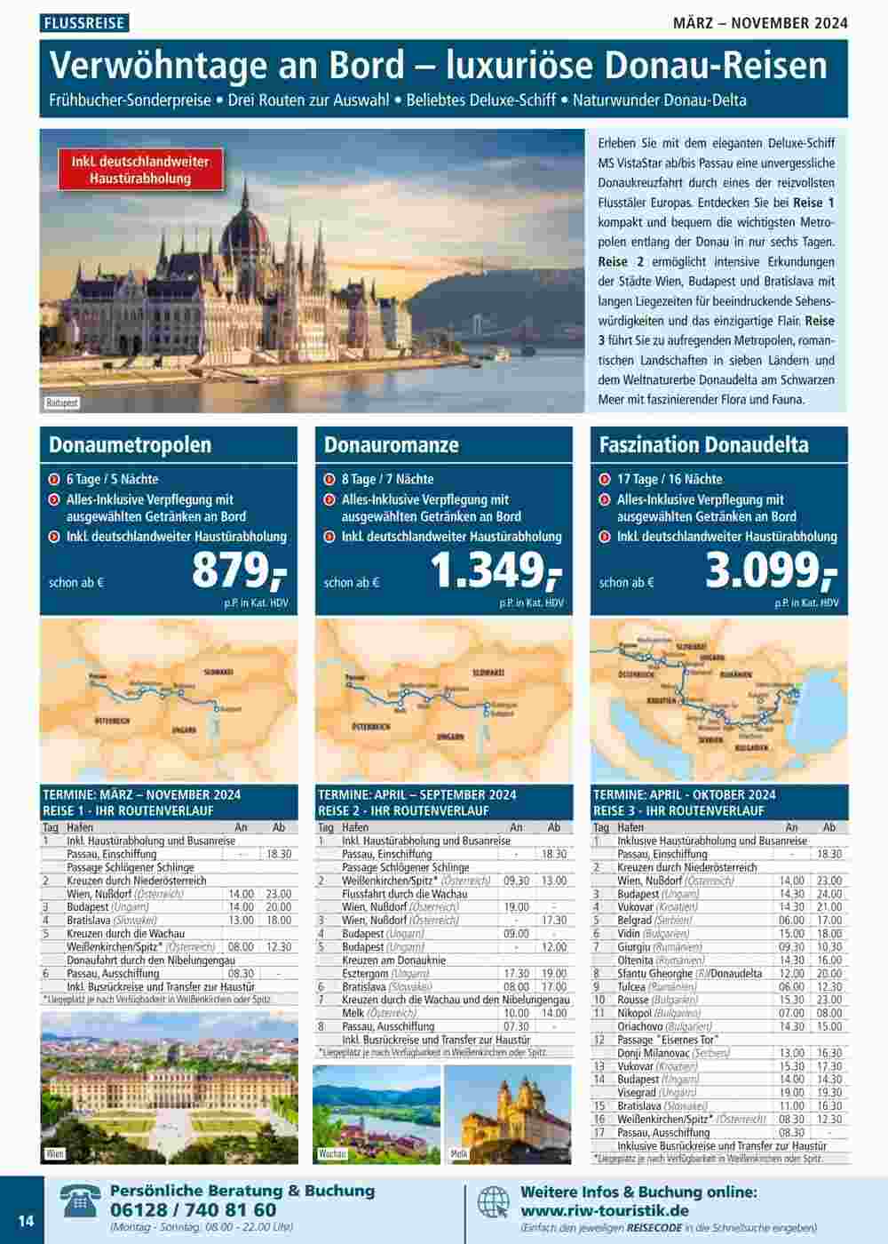 RIW Touristik Prospekt (ab 21.12.2023) zum Blättern - Seite 14