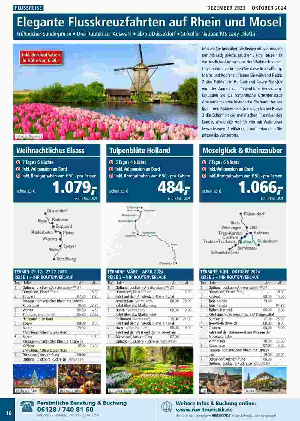 RIW Touristik Prospekt (ab 21.12.2023) zum Blättern - Seite 16