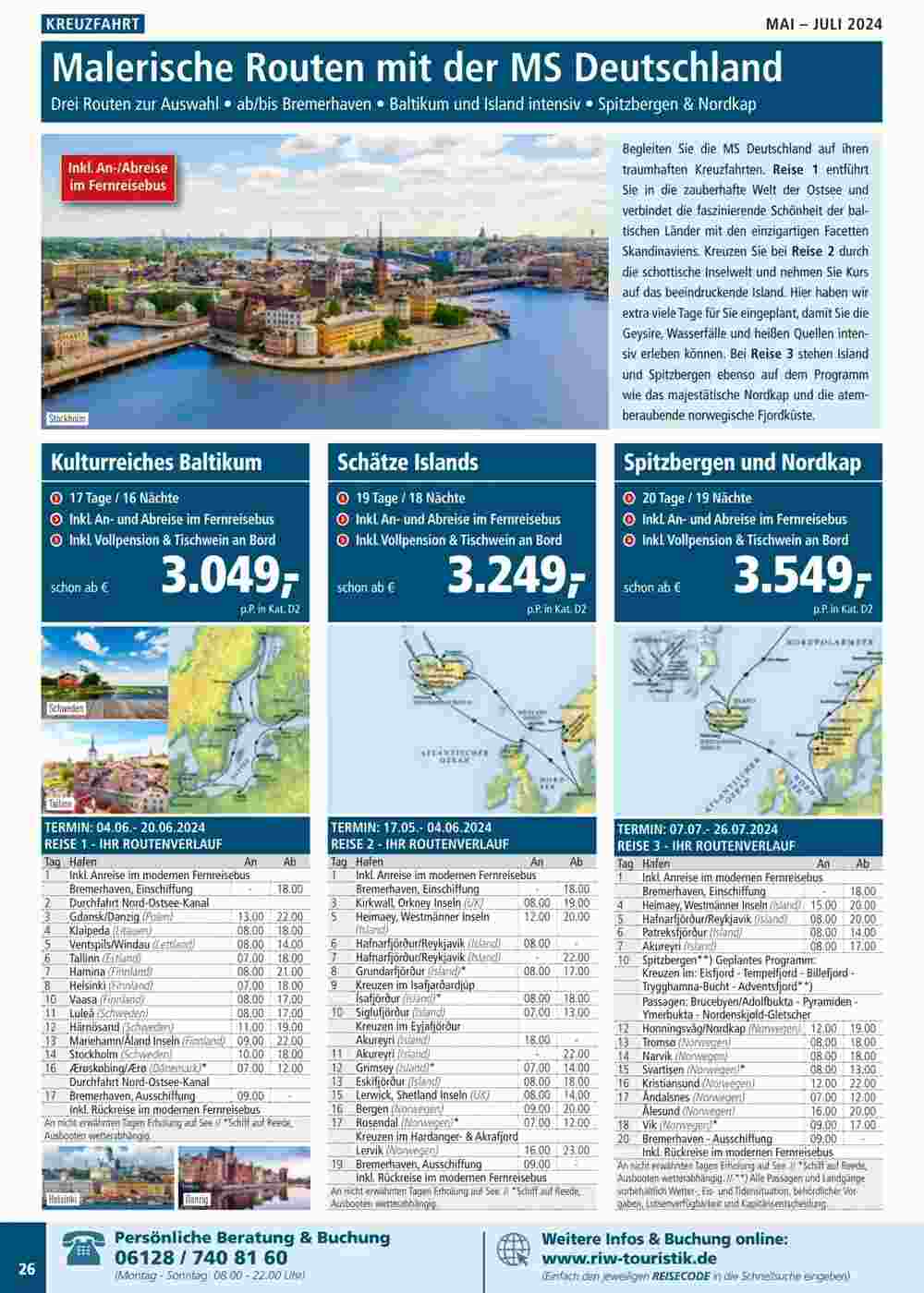 RIW Touristik Prospekt (ab 21.12.2023) zum Blättern - Seite 26