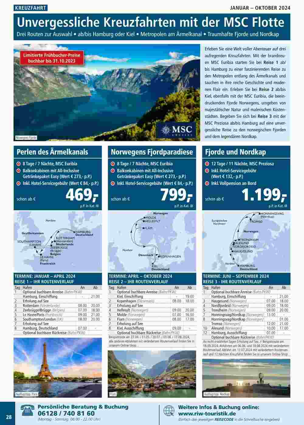 RIW Touristik Prospekt (ab 21.12.2023) zum Blättern - Seite 28