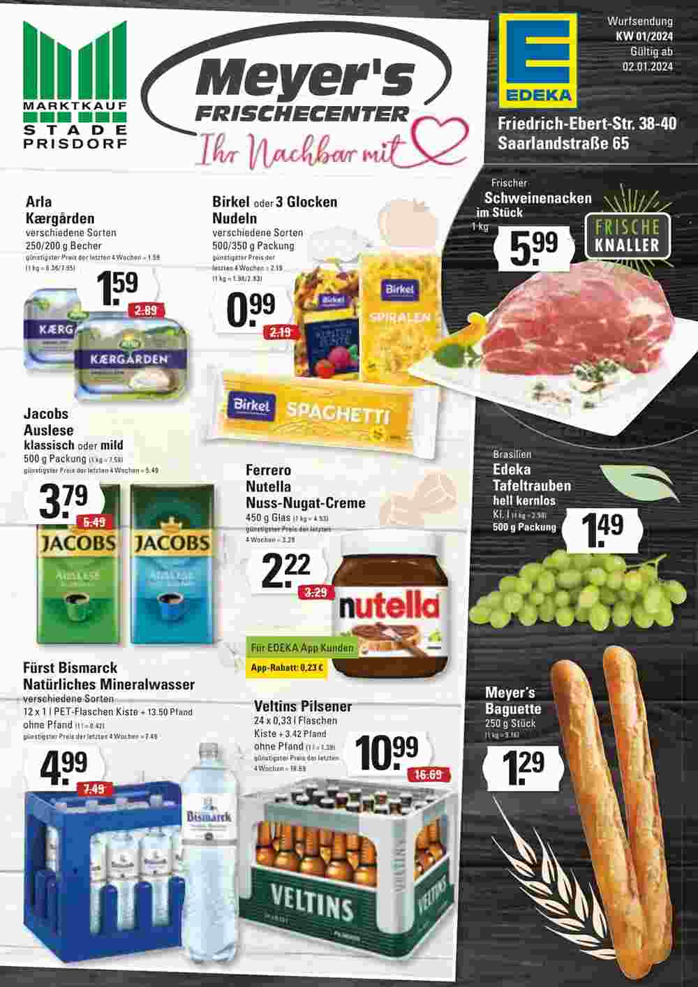 Meyer's Frischemarkt Prospekt (ab 25.12.2023) zum Blättern - Seite 1