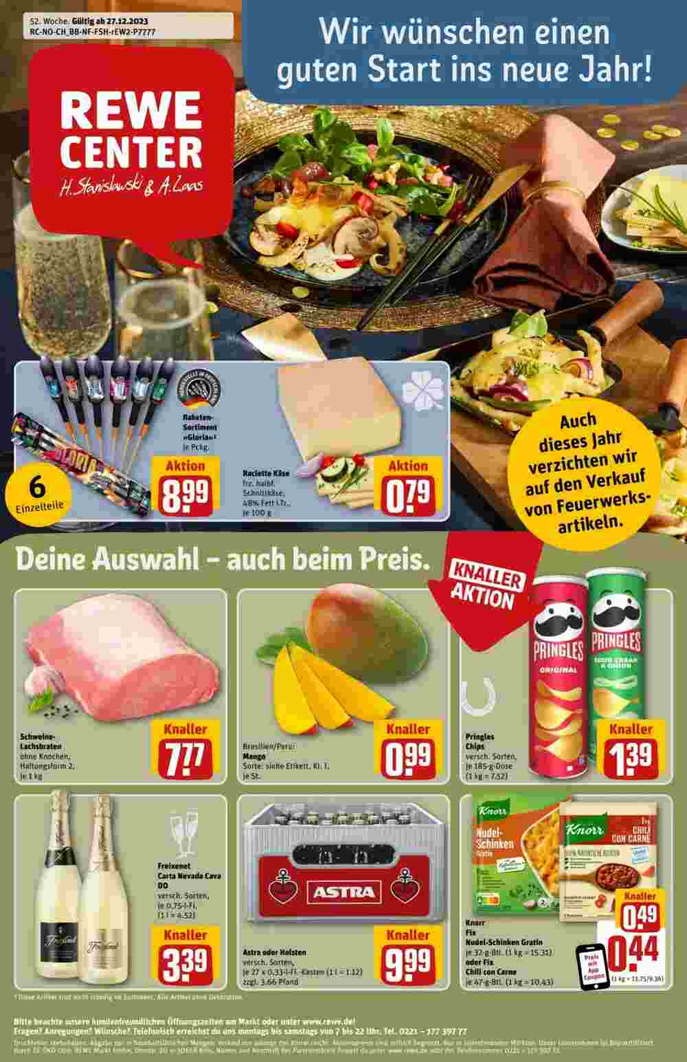 REWE Center Prospekt (ab 26.12.2023) zum Blättern - Seite 1