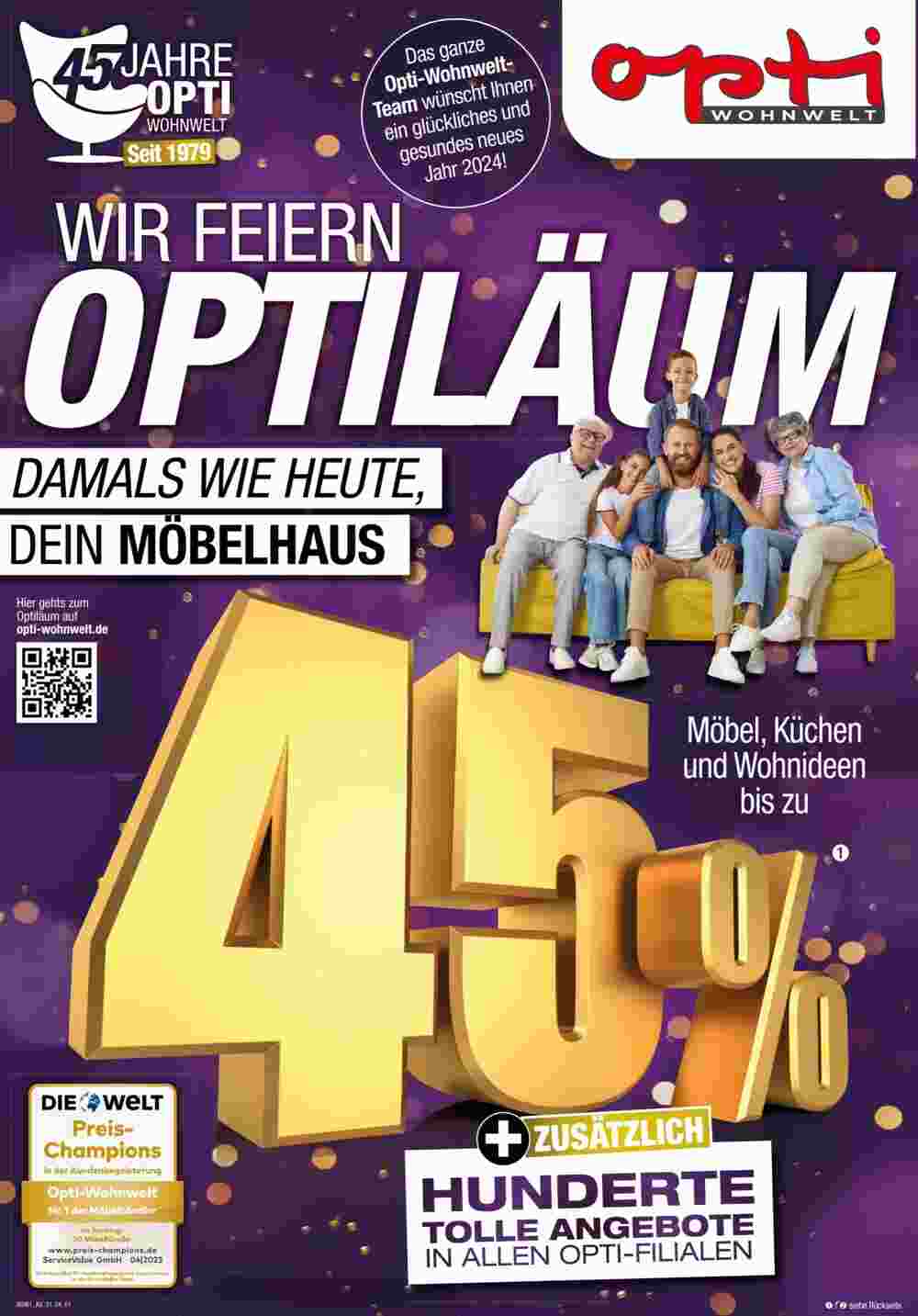 Opti-MegaStore Prospekt (ab 27.12.2023) zum Blättern - Seite 1