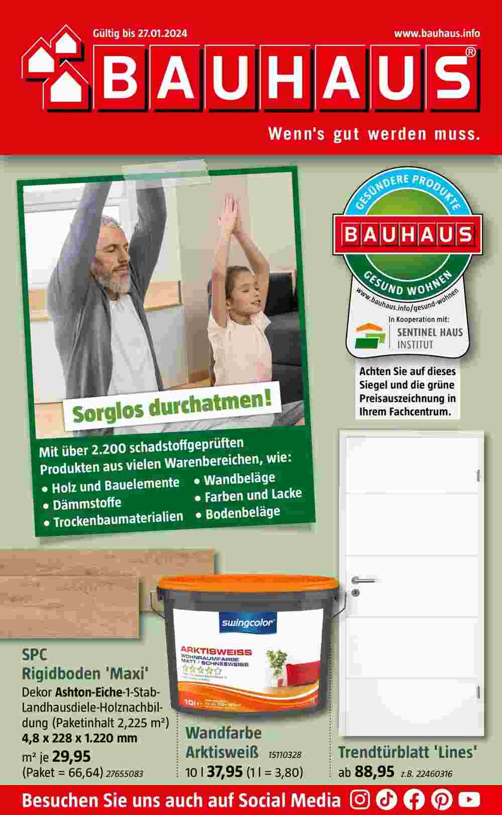 Bauhaus Prospekt (ab 29.12.2023) zum Blättern - Seite 1