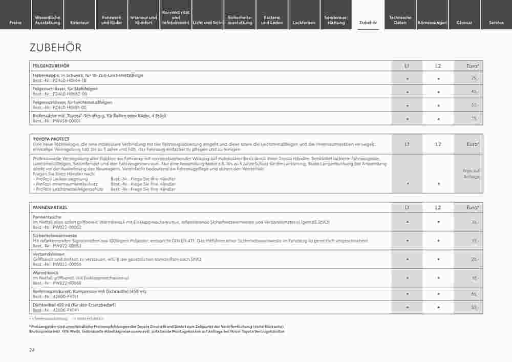 Toyota Prospekt (ab 29.12.2023) zum Blättern - Seite 24