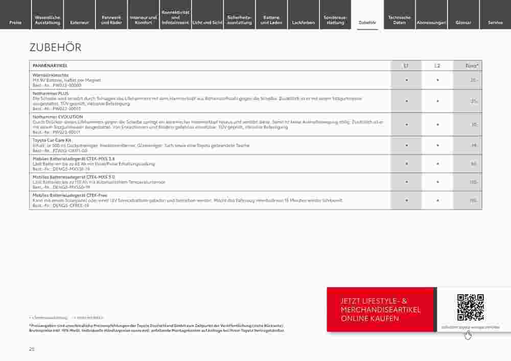 Toyota Prospekt (ab 29.12.2023) zum Blättern - Seite 25