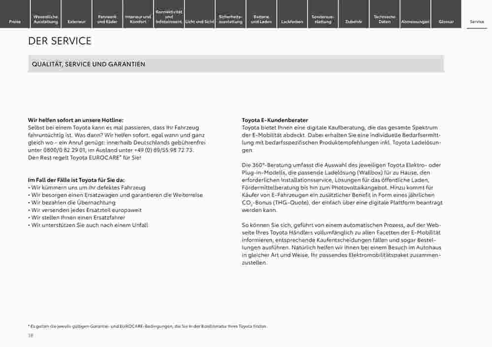 Toyota Prospekt (ab 29.12.2023) zum Blättern - Seite 38
