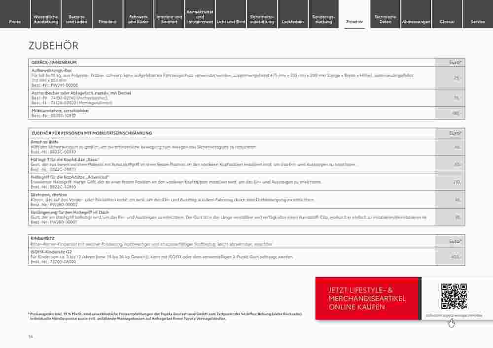 Toyota Prospekt (ab 29.12.2023) zum Blättern - Seite 14