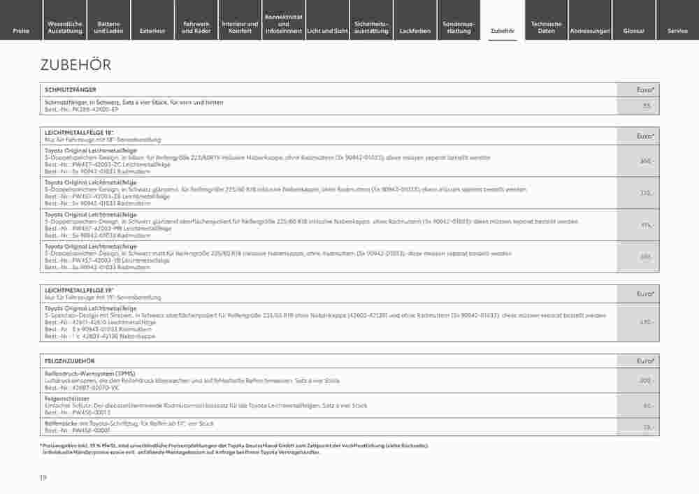 Toyota Prospekt (ab 29.12.2023) zum Blättern - Seite 19