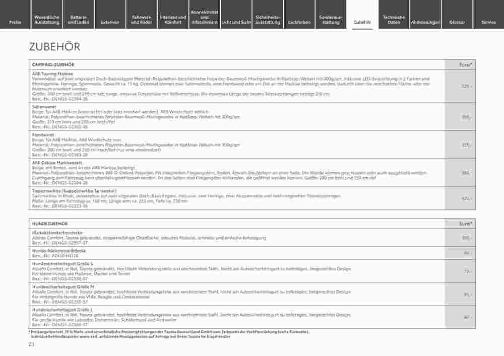 Toyota Prospekt (ab 29.12.2023) zum Blättern - Seite 23
