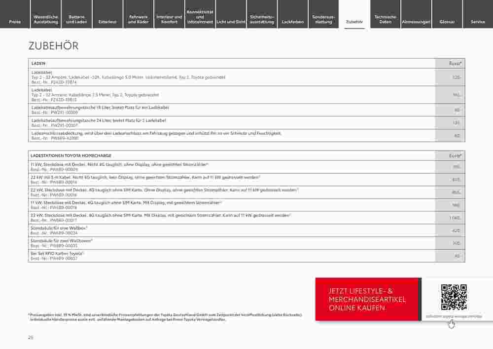 Toyota Prospekt (ab 29.12.2023) zum Blättern - Seite 25