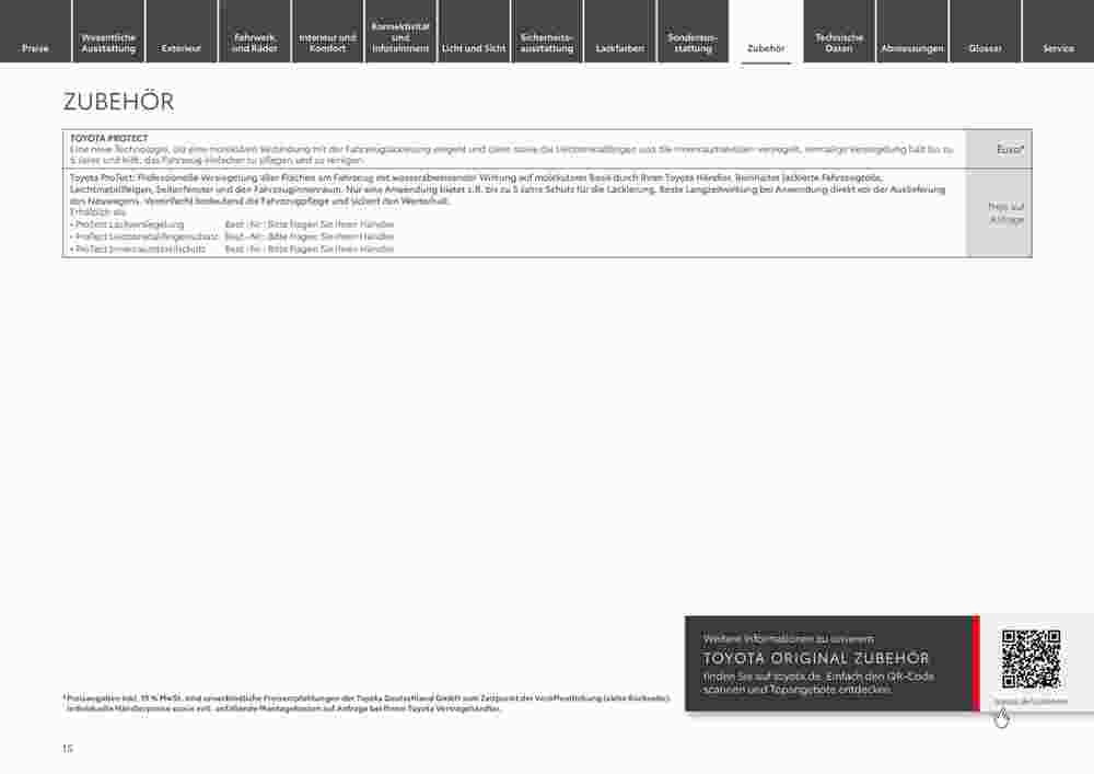 Toyota Prospekt (ab 29.12.2023) zum Blättern - Seite 15