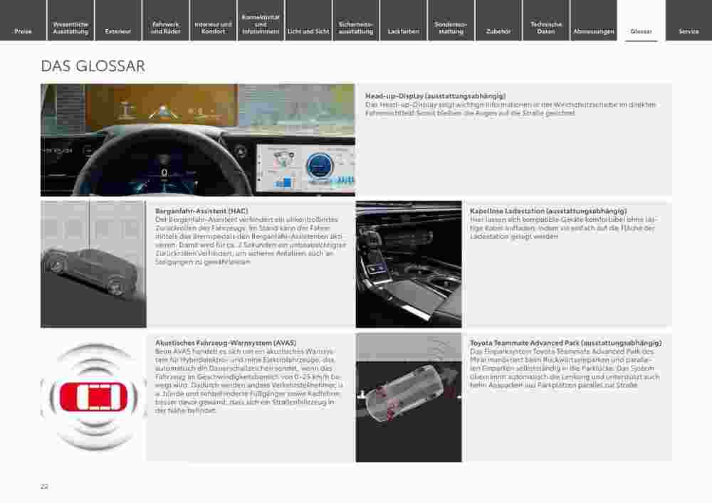 Toyota Prospekt (ab 29.12.2023) zum Blättern - Seite 22