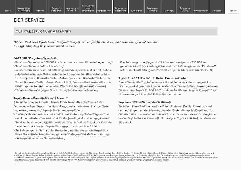 Toyota Prospekt (ab 29.12.2023) zum Blättern - Seite 23