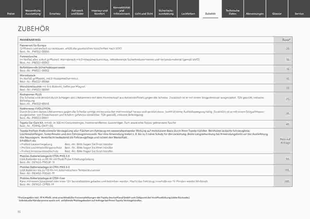 Toyota Prospekt (ab 29.12.2023) zum Blättern - Seite 15