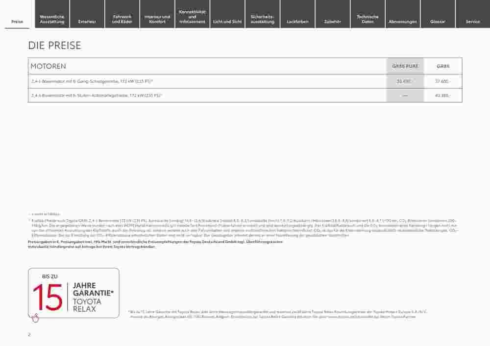 Toyota Prospekt (ab 29.12.2023) zum Blättern - Seite 2