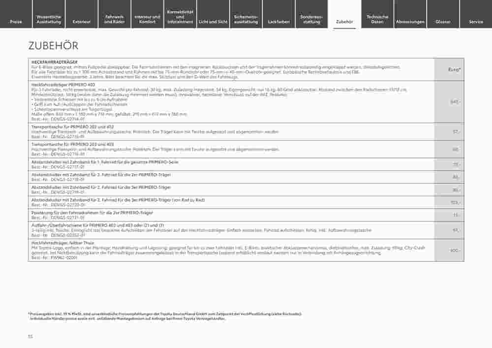 Toyota Prospekt (ab 29.12.2023) zum Blättern - Seite 15