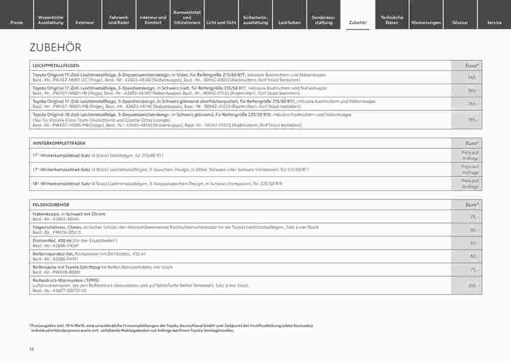 Toyota Prospekt (ab 29.12.2023) zum Blättern - Seite 16