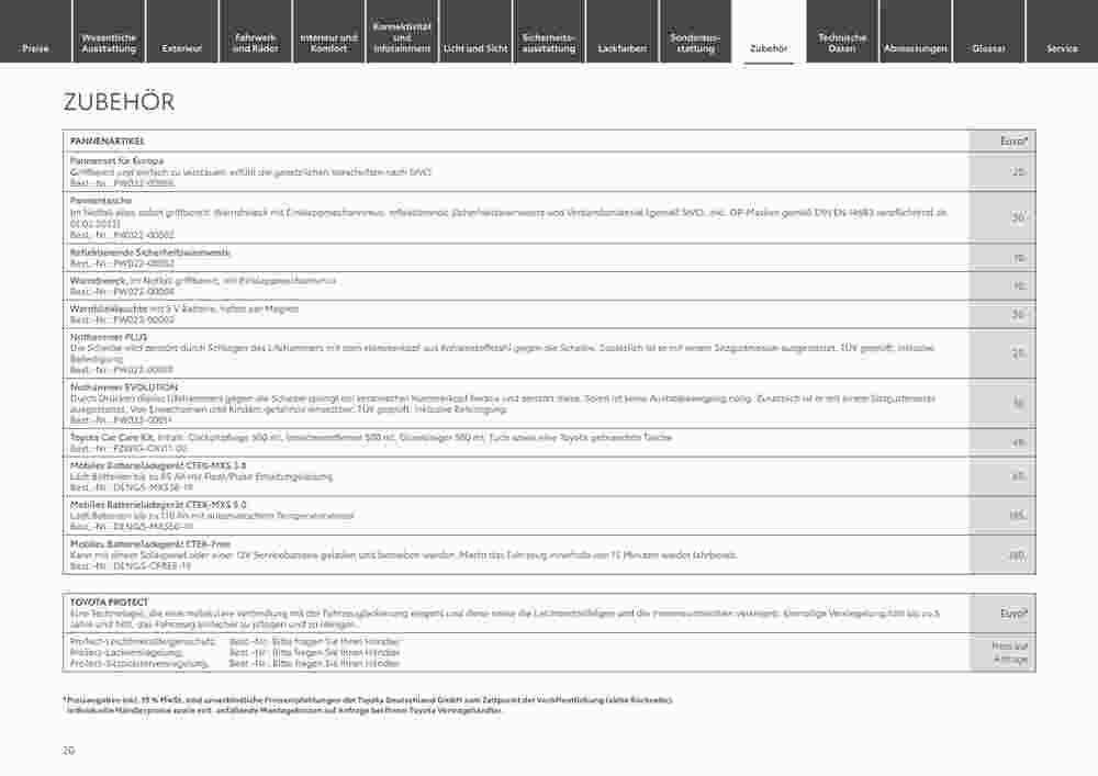 Toyota Prospekt (ab 29.12.2023) zum Blättern - Seite 20