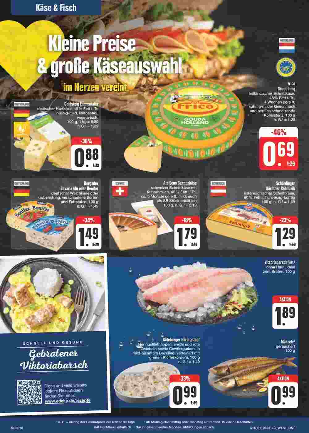 Edeka Center Prospekt (ab 01.01.2024) zum Blättern - Seite 16