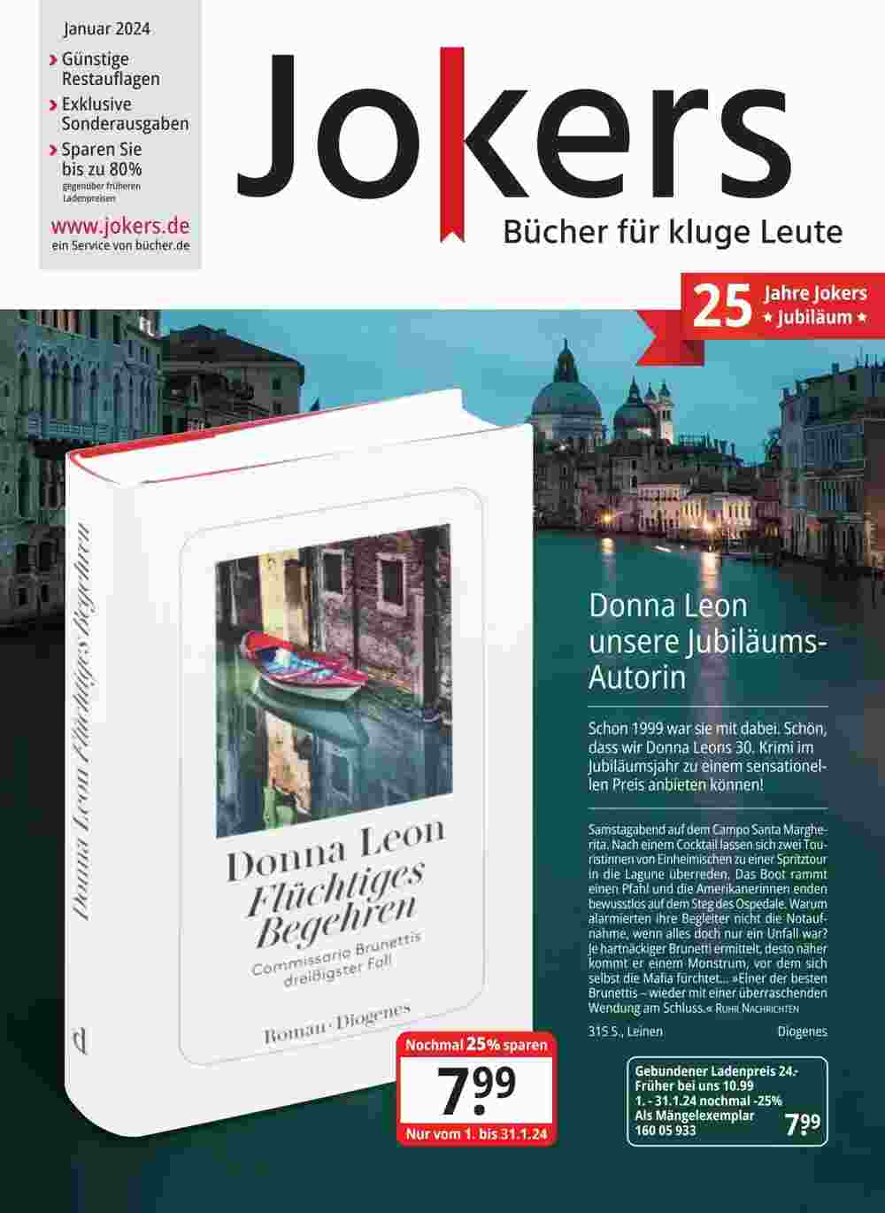 Jokers Prospekt (ab 01.01.2024) zum Blättern - Seite 1